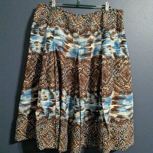 Nine West Silk/Linen Skirt Size 14